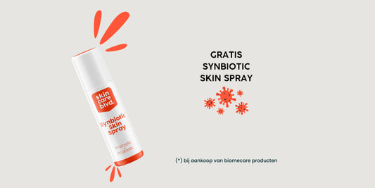biomecare actie: gratis synbiotic skin spray